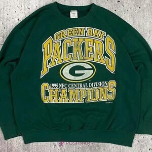 1995 Nfc Green Bay Packers Nfl Football Champs Sweatshirt Retro